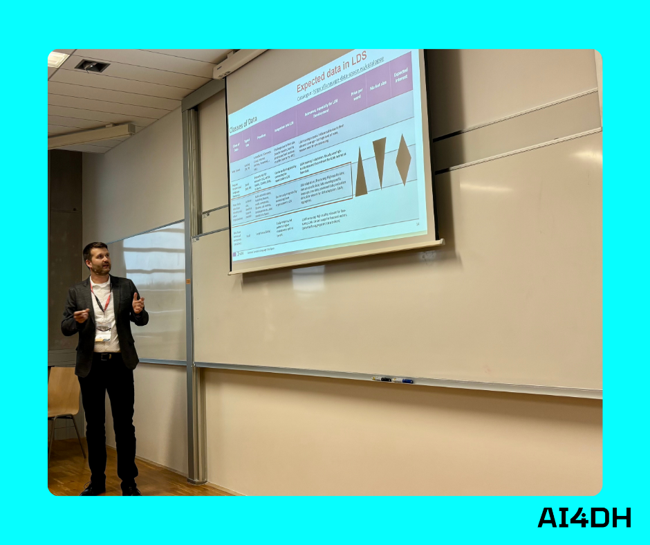 dr. Slavko Žitnik presenting about European Language Data Space Initiative