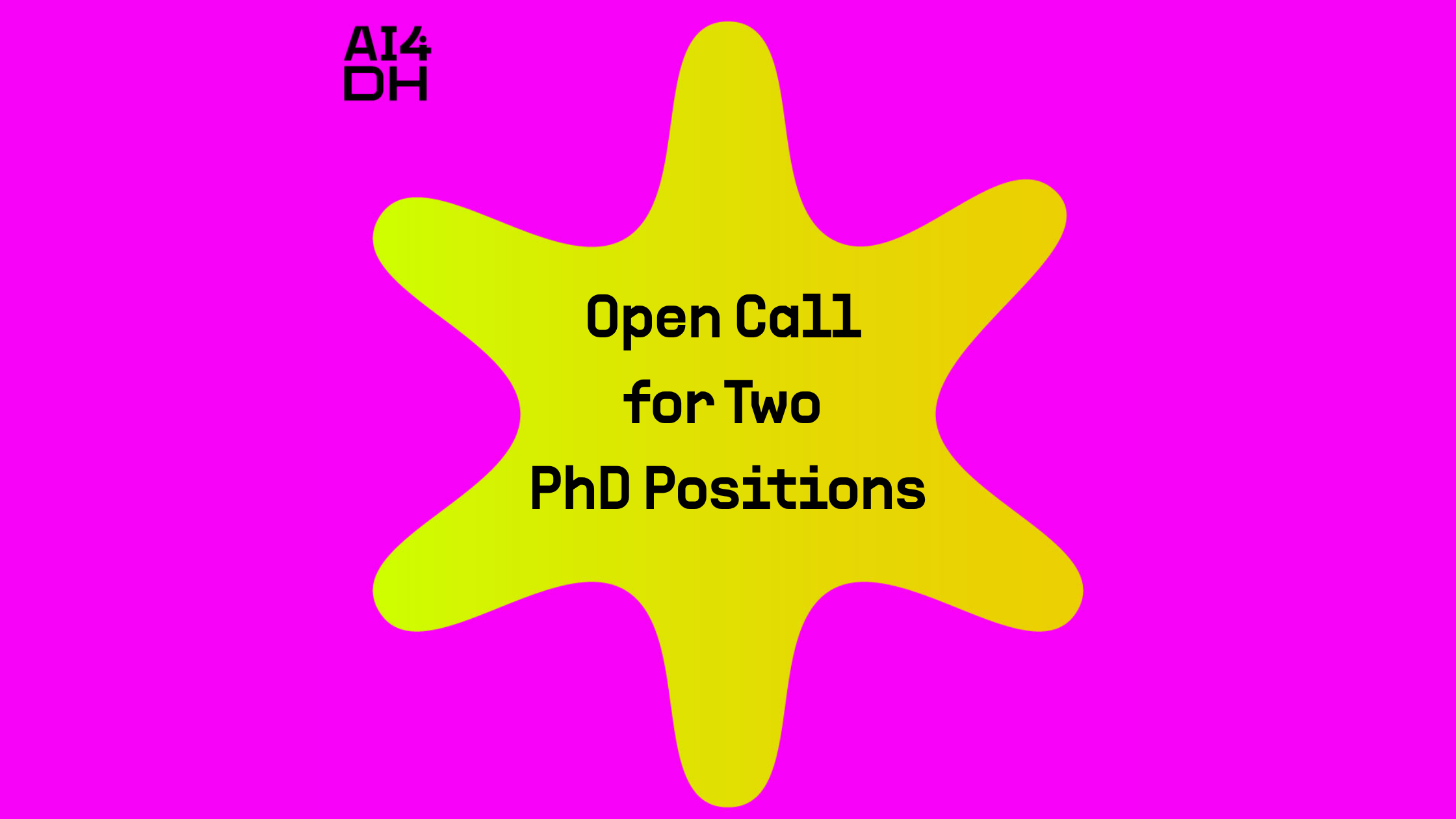 Open Call for Two PhD Positions